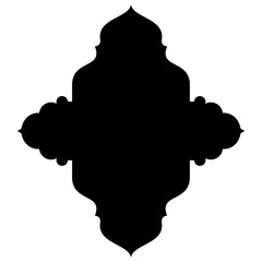 Islamic Label Emblem Shape Glyph Pictogram symbol visual illustration
