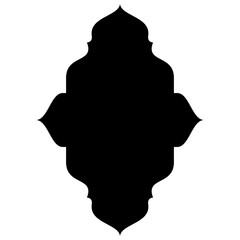 Islamic Label Emblem Shape Glyph Pictogram symbol visual illustration