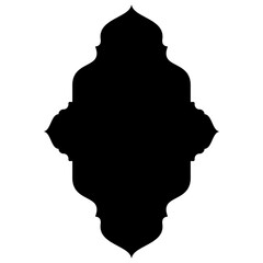 Islamic Label Emblem Shape Glyph Pictogram symbol visual illustration
