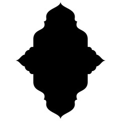 Islamic Label Emblem Shape Glyph Pictogram symbol visual illustration