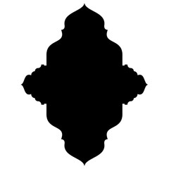 Islamic Label Emblem Shape Glyph Pictogram symbol visual illustration