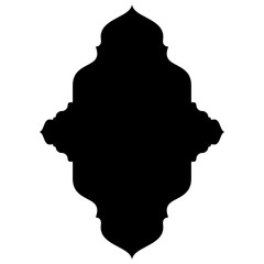 Islamic Label Emblem Shape Glyph Pictogram symbol visual illustration