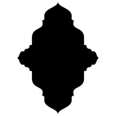 Islamic Label Emblem Shape Glyph Pictogram symbol visual illustration