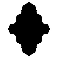 Islamic Label Emblem Shape Glyph Pictogram symbol visual illustration