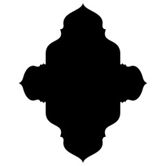 Islamic Label Emblem Shape Glyph Pictogram symbol visual illustration