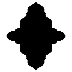 Islamic Label Emblem Shape Glyph Pictogram symbol visual illustration