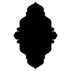 Islamic Label Emblem Shape Glyph Pictogram symbol visual illustration