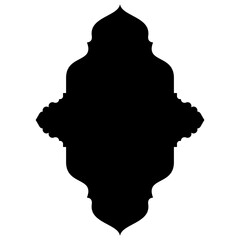 Islamic Label Emblem Shape Glyph Pictogram symbol visual illustration
