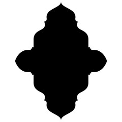 Islamic Label Emblem Shape Glyph Pictogram symbol visual illustration