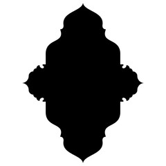Islamic Label Emblem Shape Glyph Pictogram symbol visual illustration