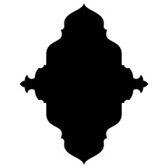 Islamic Label Emblem Shape Glyph Pictogram symbol visual illustration