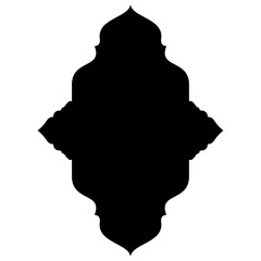 Islamic Label Emblem Shape Glyph Pictogram symbol visual illustration