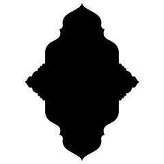 Islamic Label Emblem Shape Glyph Pictogram symbol visual illustration