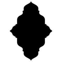 Islamic Label Emblem Shape Glyph Pictogram symbol visual illustration