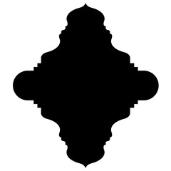 Islamic Label Emblem Shape Glyph Pictogram symbol visual illustration