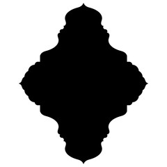 Islamic Label Emblem Shape Glyph Pictogram symbol visual illustration