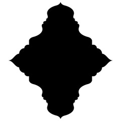 Islamic Label Emblem Shape Glyph Pictogram symbol visual illustration
