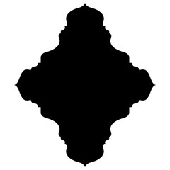 Islamic Label Emblem Shape Glyph Pictogram symbol visual illustration