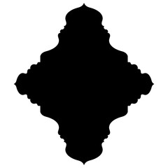 Islamic Label Emblem Shape Glyph Pictogram symbol visual illustration
