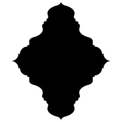 Islamic Label Emblem Shape Glyph Pictogram symbol visual illustration