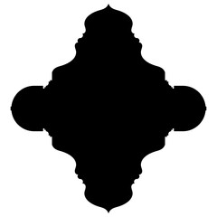 Islamic Label Emblem Shape Glyph Pictogram symbol visual illustration
