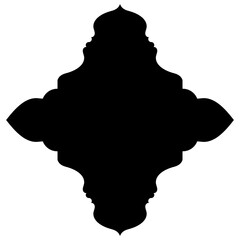 Islamic Label Emblem Shape Glyph Pictogram symbol visual illustration