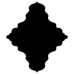 Islamic Label Emblem Shape Glyph Pictogram symbol visual illustration