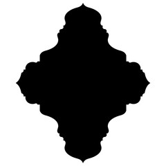 Islamic Label Emblem Shape Glyph Pictogram symbol visual illustration