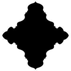 Islamic Label Emblem Shape Glyph Pictogram symbol visual illustration