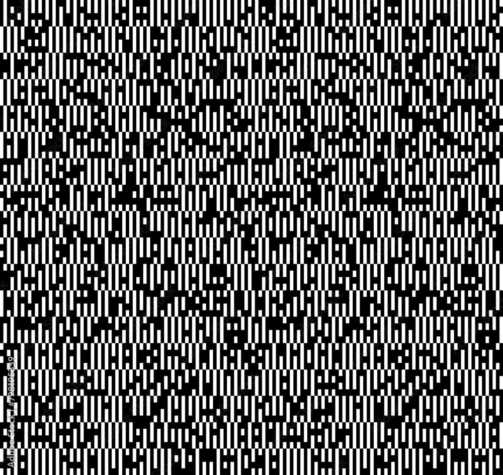 Poster black and white dashed lines pattern. modern abstract vector seamless background. vector format