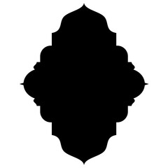 Islamic Label Emblem Shape Glyph Pictogram symbol visual illustration