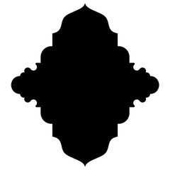 Islamic Label Emblem Shape Glyph Pictogram symbol visual illustration