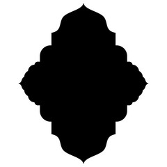 Islamic Label Emblem Shape Glyph Pictogram symbol visual illustration