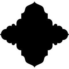 Islamic Label Emblem Shape Glyph Pictogram symbol visual illustration