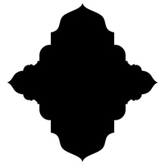 Islamic Label Emblem Shape Glyph Pictogram symbol visual illustration