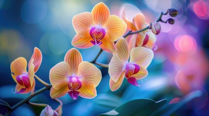 Beautiful orchid flowers are available for purchase at the store