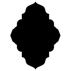 Islamic Label Emblem Shape Glyph Pictogram symbol visual illustration