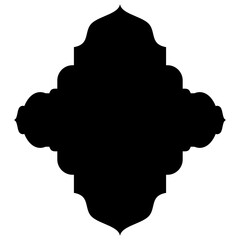 Islamic Label Emblem Shape Glyph Pictogram symbol visual illustration