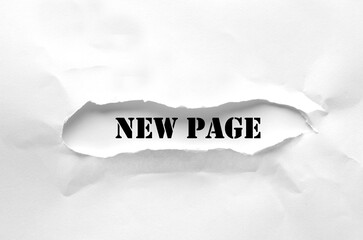 new page