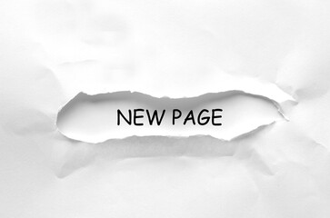 new page