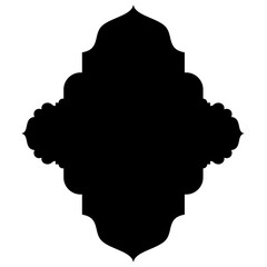 Islamic Label Emblem Shape Glyph Pictogram symbol visual illustration