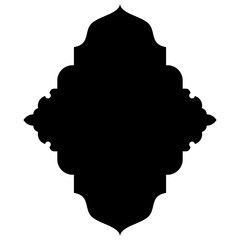Islamic Label Emblem Shape Glyph Pictogram symbol visual illustration
