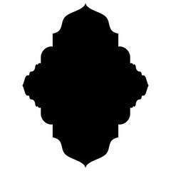 Islamic Label Emblem Shape Glyph Pictogram symbol visual illustration