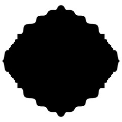 Islamic Label Emblem Shape Glyph Pictogram symbol visual illustration