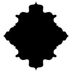 Islamic Label Emblem Shape Glyph Pictogram symbol visual illustration