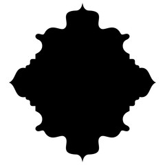 Islamic Label Emblem Shape Glyph Pictogram symbol visual illustration
