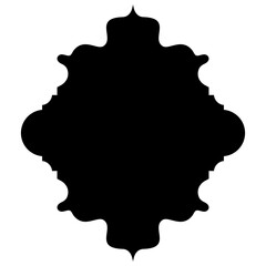 Islamic Label Emblem Shape Glyph Pictogram symbol visual illustration