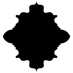Islamic Label Emblem Shape Glyph Pictogram symbol visual illustration