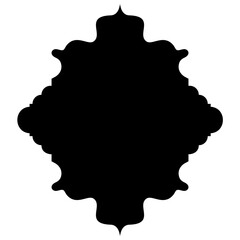 Islamic Label Emblem Shape Glyph Pictogram symbol visual illustration