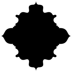Islamic Label Emblem Shape Glyph Pictogram symbol visual illustration